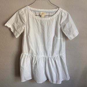 Anthropologie Maeve white Flowy Top Size XSmall